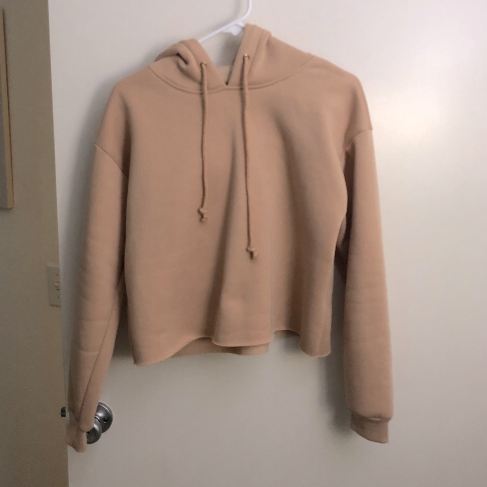 Light pink crop sweatshirt